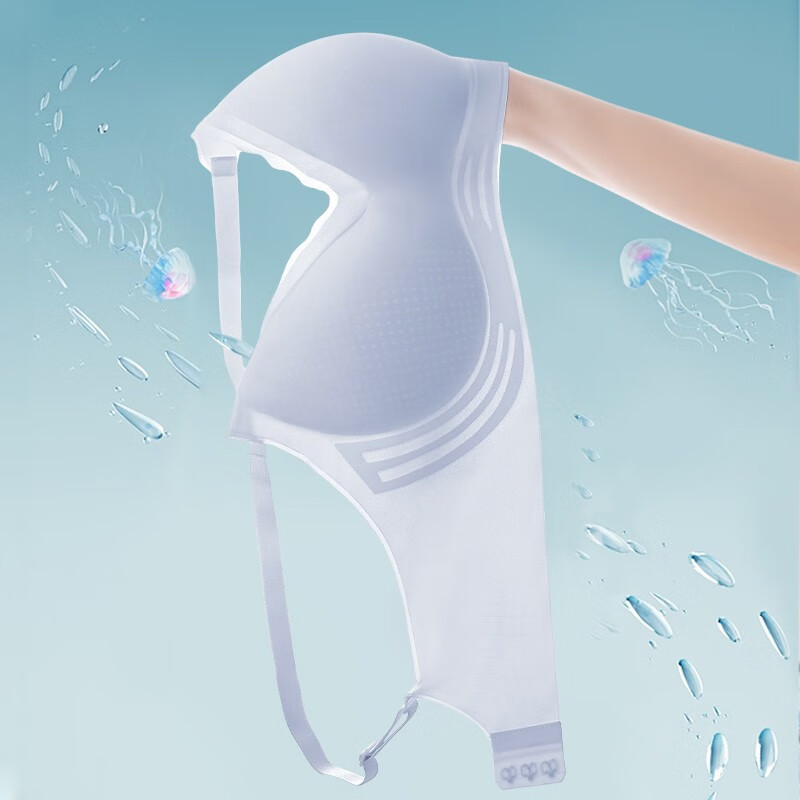 华婷露(Huatinglu) 无钢圈内衣大胸显小女超薄运动文胸无痕睡眠胸罩固定杯透气胸罩 背扣款-肤色 M (适合34/75 B C罩杯)