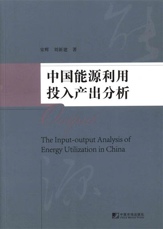 中国能源利用投入产出分析