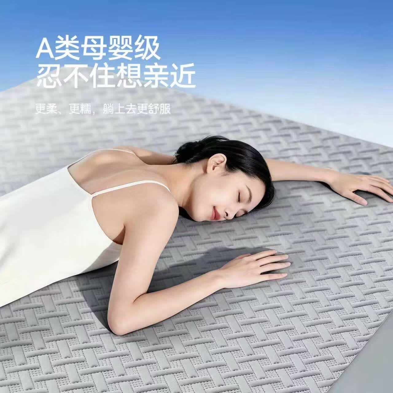 水母岛A类母婴防水防螨夹棉床笠寝室宿舍单双人床笠床垫保护罩可机洗 姜黄色【A类母婴+防水防螨】 150cm*200cm