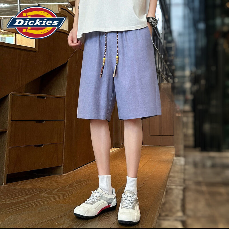 Dickies美式复古休闲短裤男士2026夏季新款宽松直筒凉感百搭五分裤子男装 橄榄色 【官方正品】 L 【建议120-140斤】