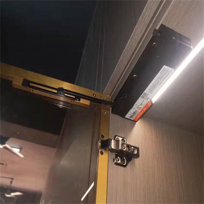 天颛 开门器自动免装拉手暗藏开闭门器铝框衣柜门 炬森重型开门器1个
