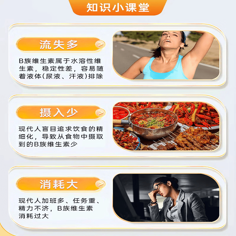 南京同仁堂复合维生素b族男士专用维生素含8种维b1b2b6b12片 囤货装 100片*8瓶