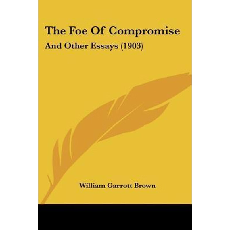 按需印刷 the foe of compromise
