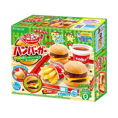 日本食玩可食套装小伶玲林玩具汉堡DIY女孩中国时完曰本玩具礼包 汉堡（需加热）