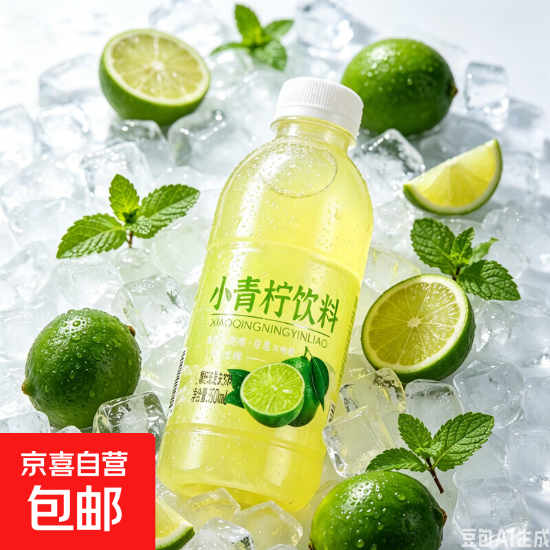 捡漏！甜橙汁 芒果汁 小青柠 山楂 蓝莓 果味果汁饮料 包装随机发 小青柠汁 360ml*2瓶