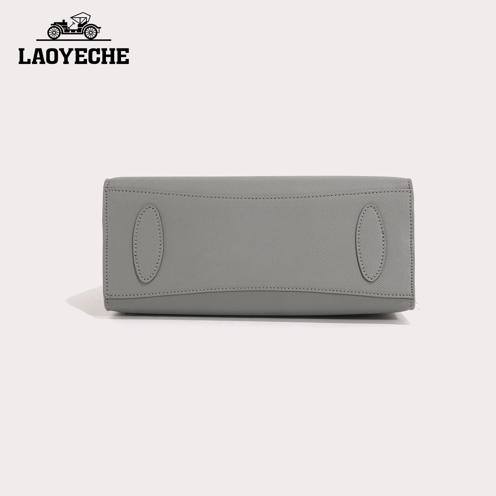 老爷车（LAOYECHE）真皮女包2026新款高级感轻奢手提包时尚气质斜挎凯莉包送妈妈礼物 红色 限时送专柜礼盒礼袋