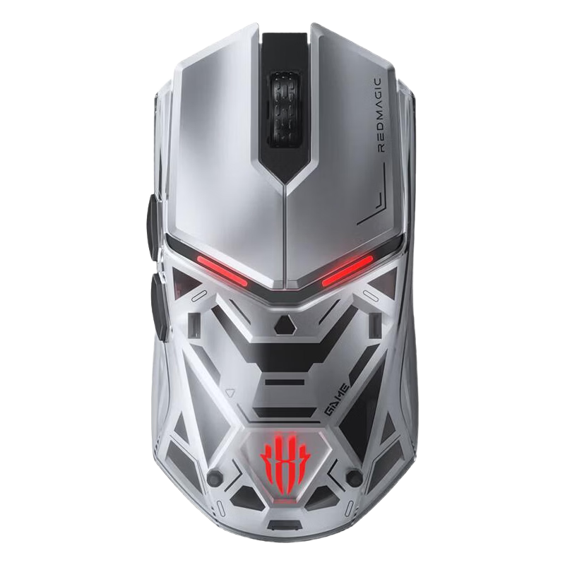 nubia 努比亚 红魔电竞游戏鼠标1S 26000DPI 氘锋透明