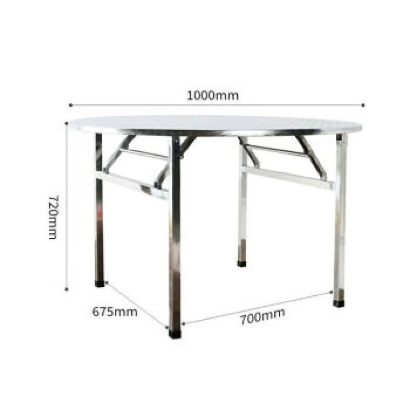 斯朴洛特2024新款佳爱禾特厚全不锈钢折叠桌子吃饭家用折叠桌大排档