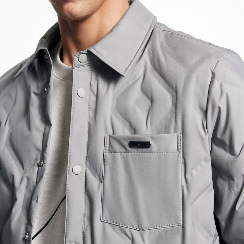 杰克·琼斯(JACK&JONES)男装冬季休闲羽绒服合集 225423016浅棕灰 L (180)