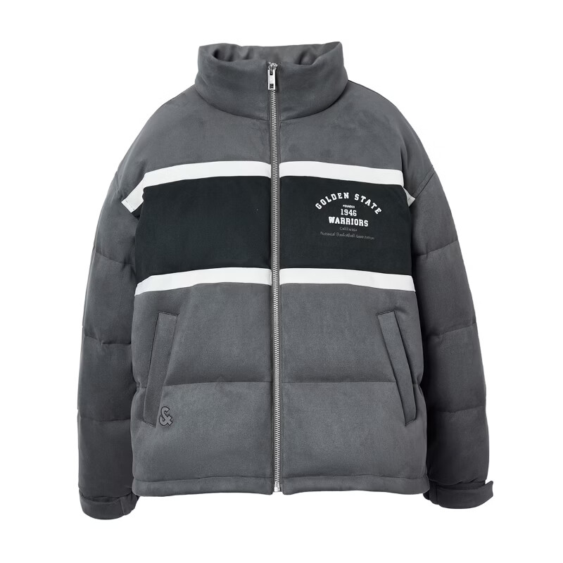 杰克·琼斯(JACK&JONES)冬季男装潮流休闲宽松羽绒服合集 225412021E40 浅灰色 XL (185)
