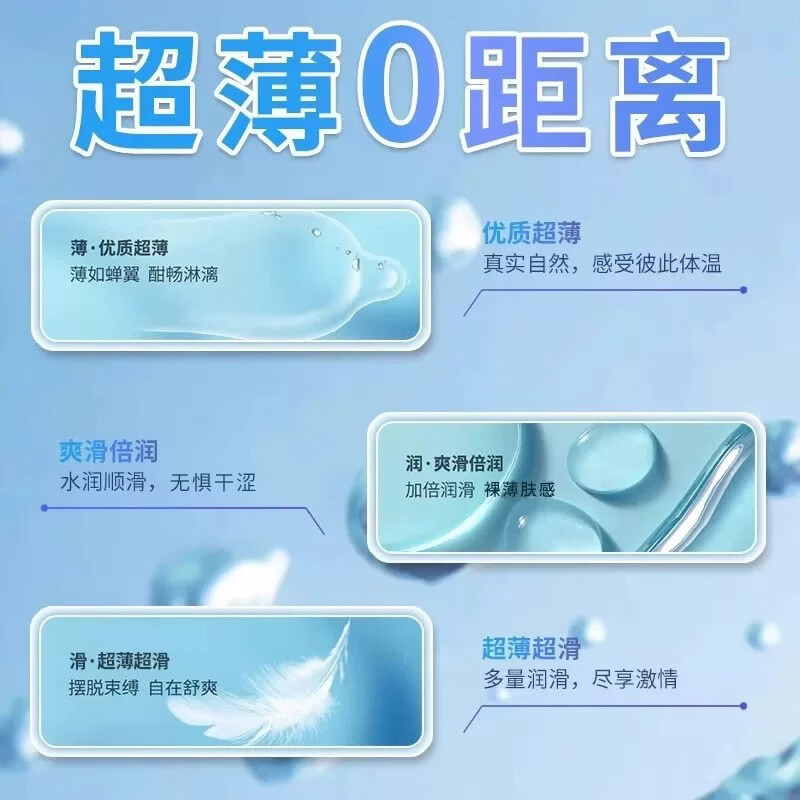 杰士邦避孕套旗舰店正品安全套超薄裸入持久装防男用早泄官方bytt 经典润薄 热卖【24只】润薄精选18+超滑超薄6