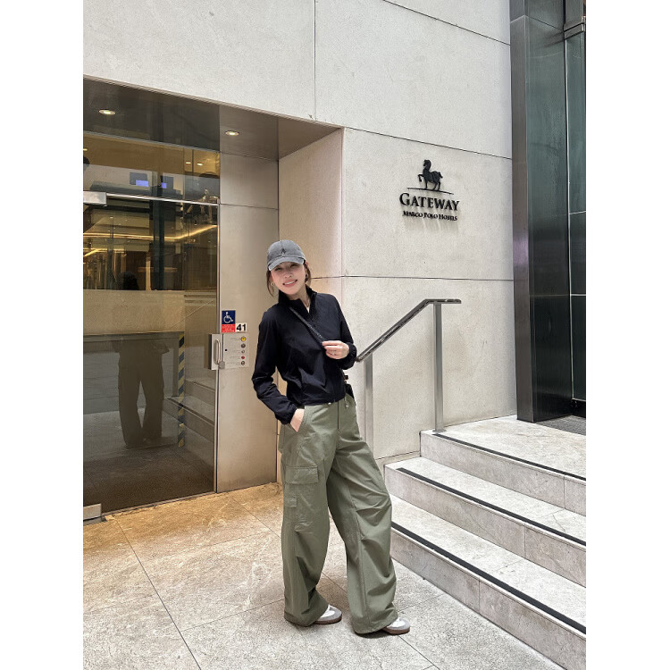 LE ALFASHIONLINE【断码清仓】轻薄防晒外套女新款春夏户外休闲运动风凉感长袖上衣 黑色 现货 S