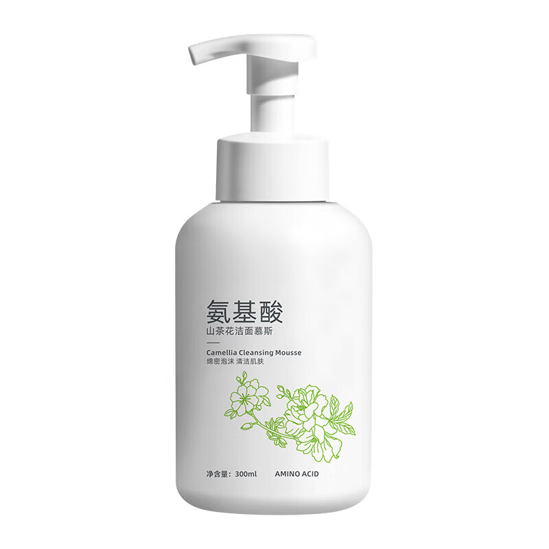 山茶花氨基酸洗面奶平衡水油补水保湿毛孔黄芪洁面慕斯 山茶花洁面慕斯528ml