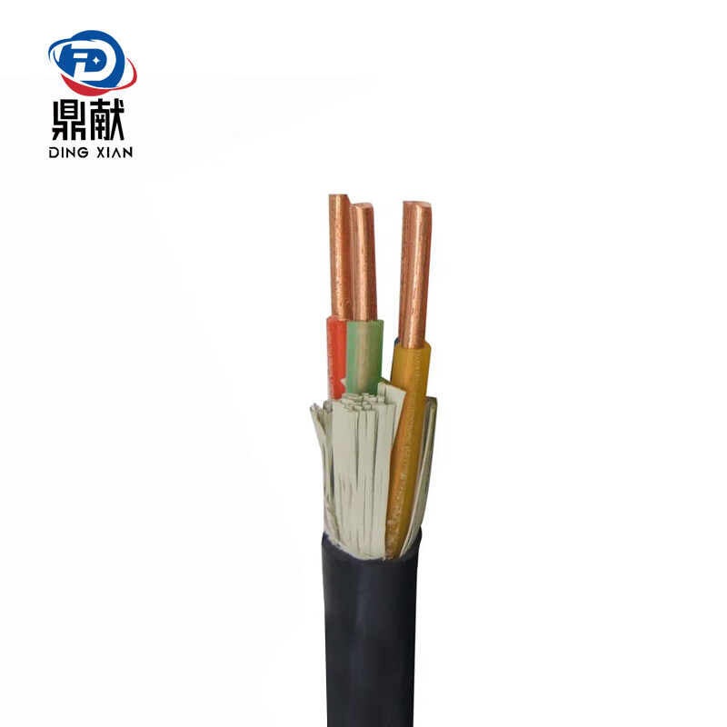 鼎献 电线电缆yjv 3*6平方 3芯国标铜芯电源线 全项保检 1m