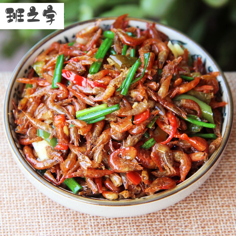 味巴哥宜享健康小河虾 湘西农家支教学生自晒天然原生态淡水小虾米