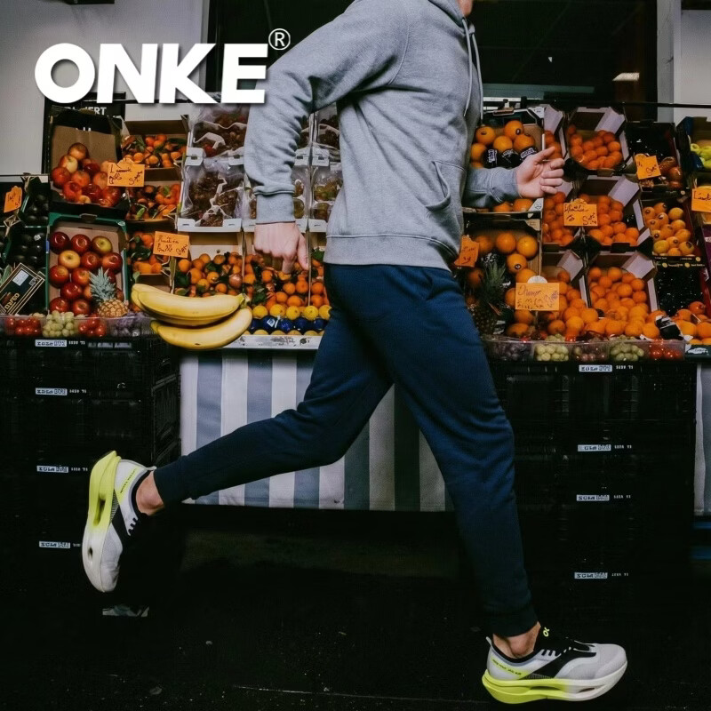 ONKE德国欧克新款运动鞋女减震防滑耐磨男鞋时尚轻便透气跑步鞋男 锋芒 42
