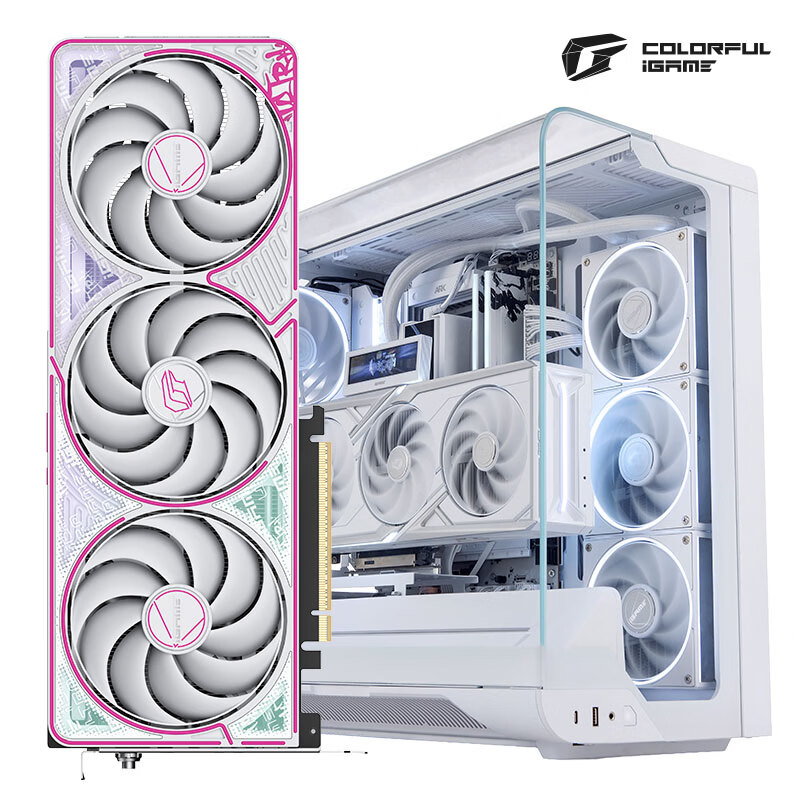 七彩虹(Colorful)iGame GeForce RTX 5080 Ultra W OC+iGame C25A VORTEX W ATX机箱