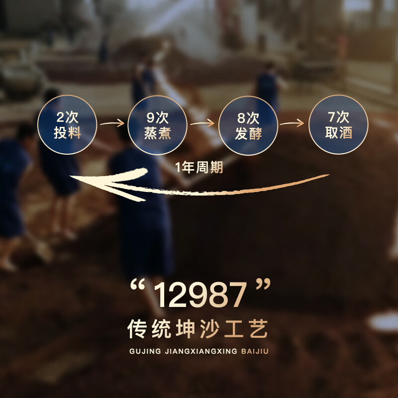 孤鲸53度酱香型白酒口感绵柔 12987传统工艺 自饮 送礼 聚会500ml*1瓶 53度 500mL 1瓶