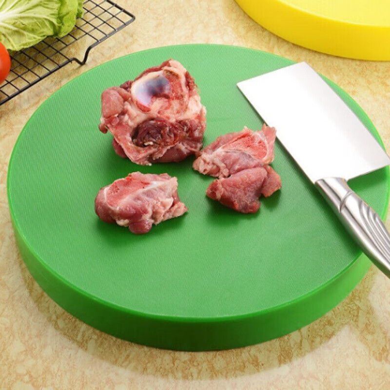 cokrsupe  塑料菜墩砧板 圆形分类切菜板彩色塑料砧板家用刀板菜墩