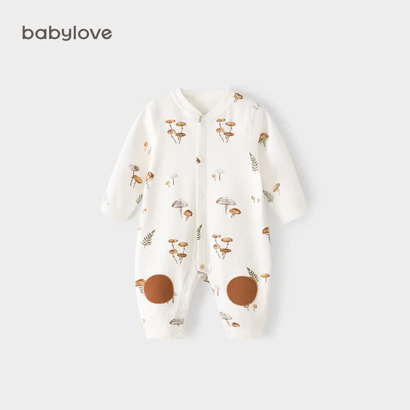 娃爱的蓓蓓（babylove）婴儿连体衣春秋纯棉新生儿衣服长袖打底宝宝哈衣爬服秋装 亭亭华盖 80cm属于什么档次？