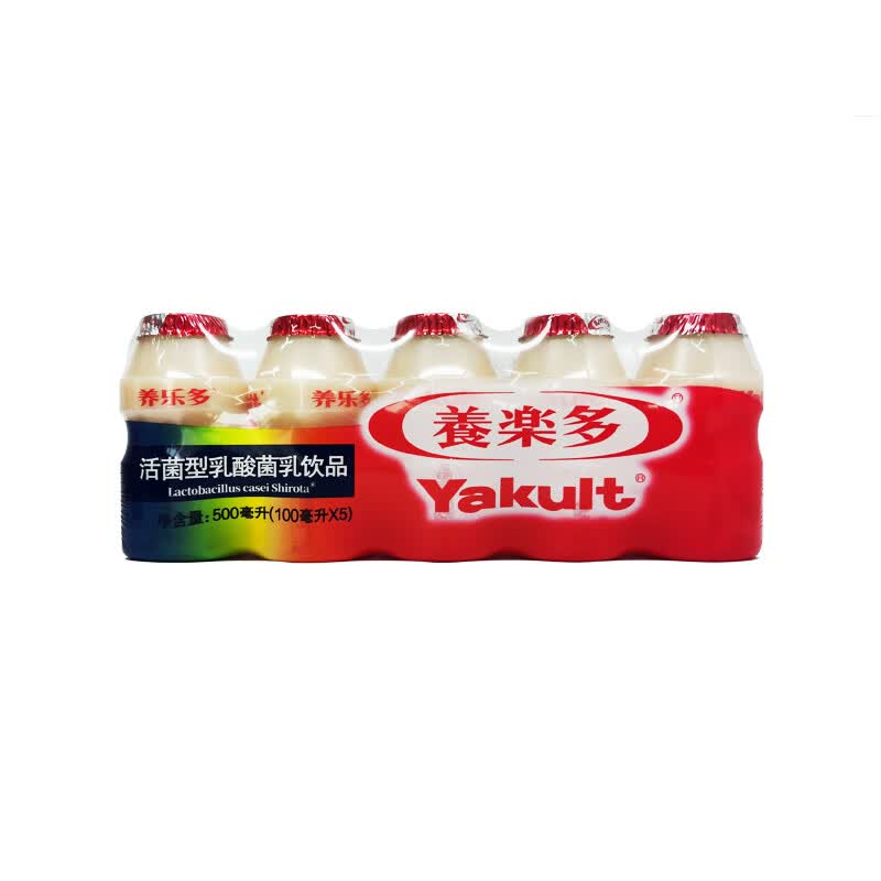 养乐多活菌型乳酸菌饮品原味100ml*5(2条起售) 新老包装随机发货怎么看?