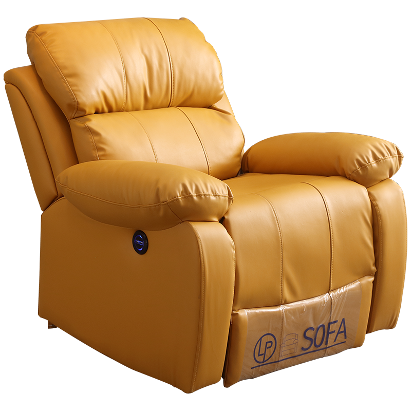 卧森 现代科技布艺组合客厅头等太空舱功能沙发大小中户型单人电动 手动款