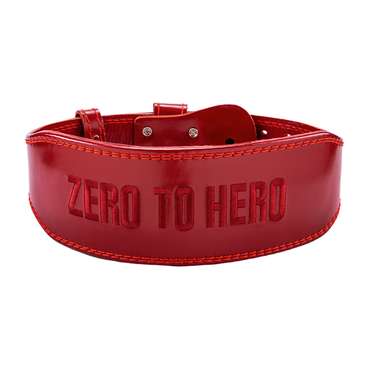 zero to hero健身腰带深蹲硬拉头层牛皮力量举训练护腰带男女大重量