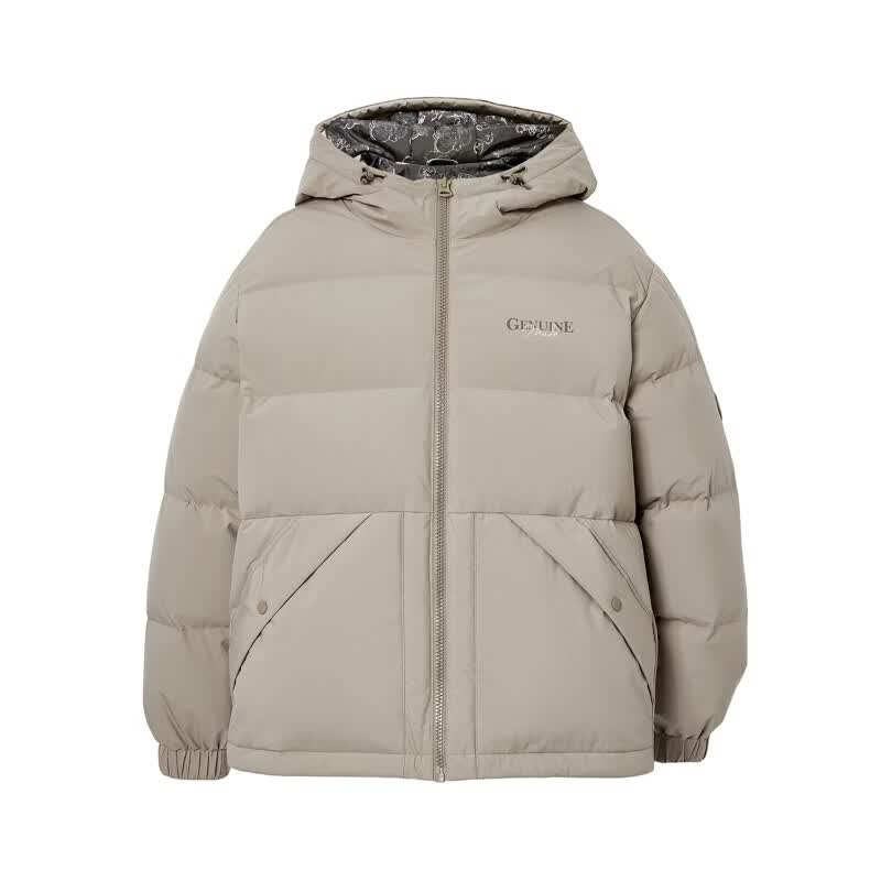 杰克·琼斯（JACK&JONES）冬季男装潮流休闲宽松羽绒服合集 225312029C45 沙色 M （175）