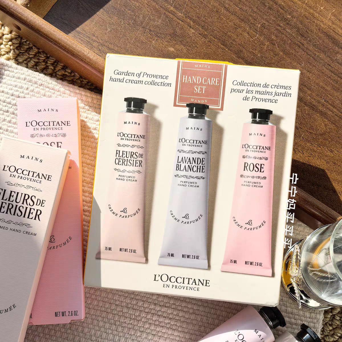 欧舒丹(L'OCCITANE)欧舒丹护手霜乳木果新版樱花礼盒保湿滋润留香生日礼物伴手礼送礼 欧舒丹8件套