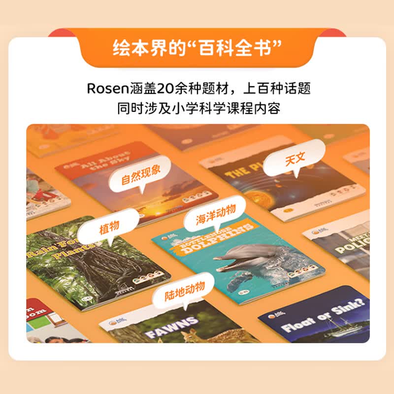 ABC Learning美国分级AA-B级别 原版少儿英语适合0-3-6岁书籍点读版 小蝌蚪点读书 儿童英语分级阅读绘本 ABC自然拼读书 ABC learning AA-B级别180册