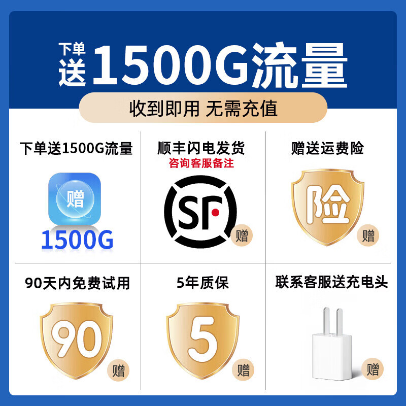 SENYO随身wifi多网全国通用无线wi-fi6免插卡移动无限制大流量卡无线网卡电竞办公网络2026款 【顶配内置9天线矩阵】多网通10000毫安-蓝 新wifi6加持-信号增强60%