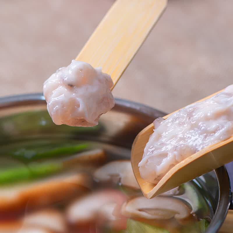 海欣五福临门600g火锅套餐麻辣烫关东煮套餐蟹棒海胆包鱼豆腐丸子 鱼极虾滑150g*5