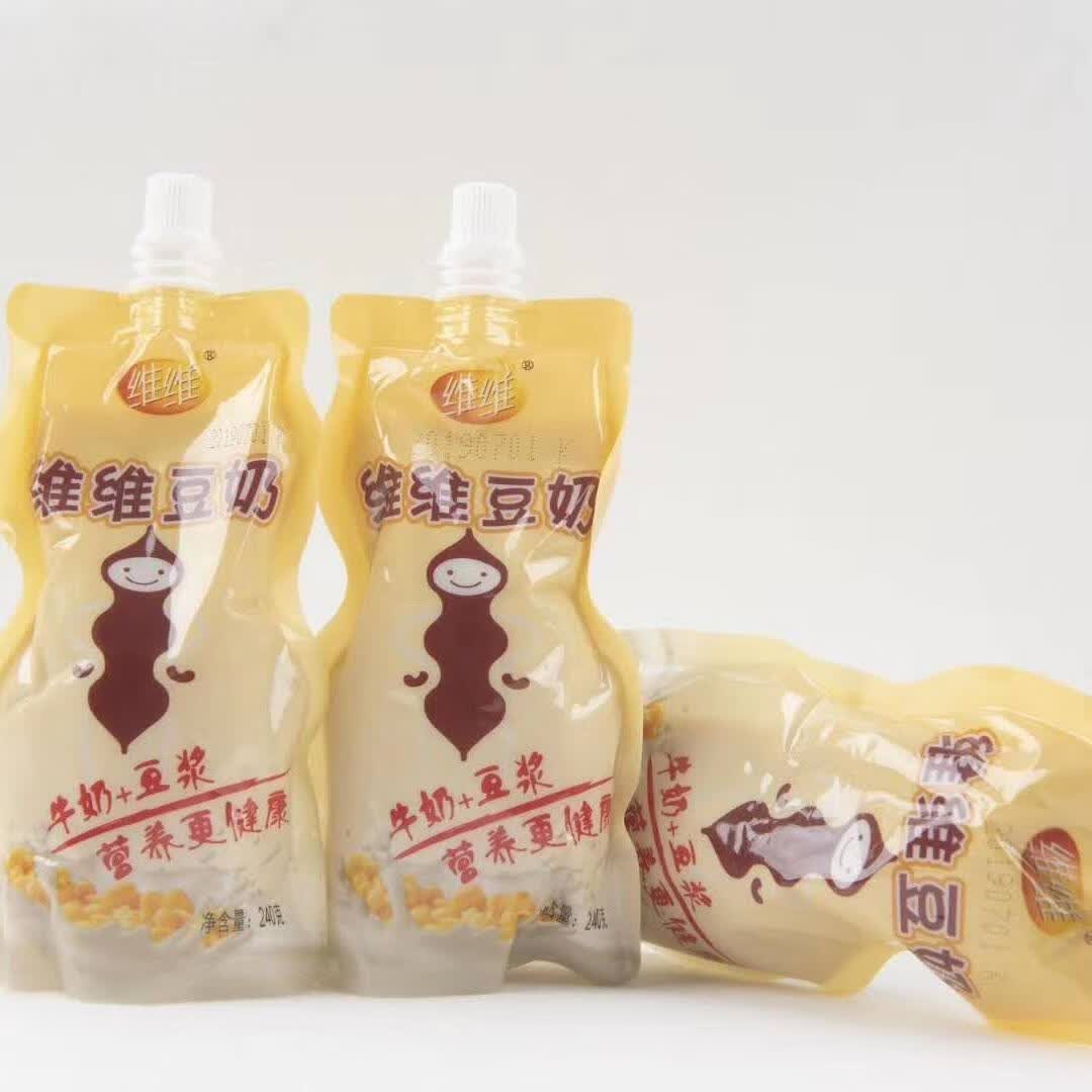 clcey袋装早餐营养原味红枣口味 牛奶豆浆240g*10袋