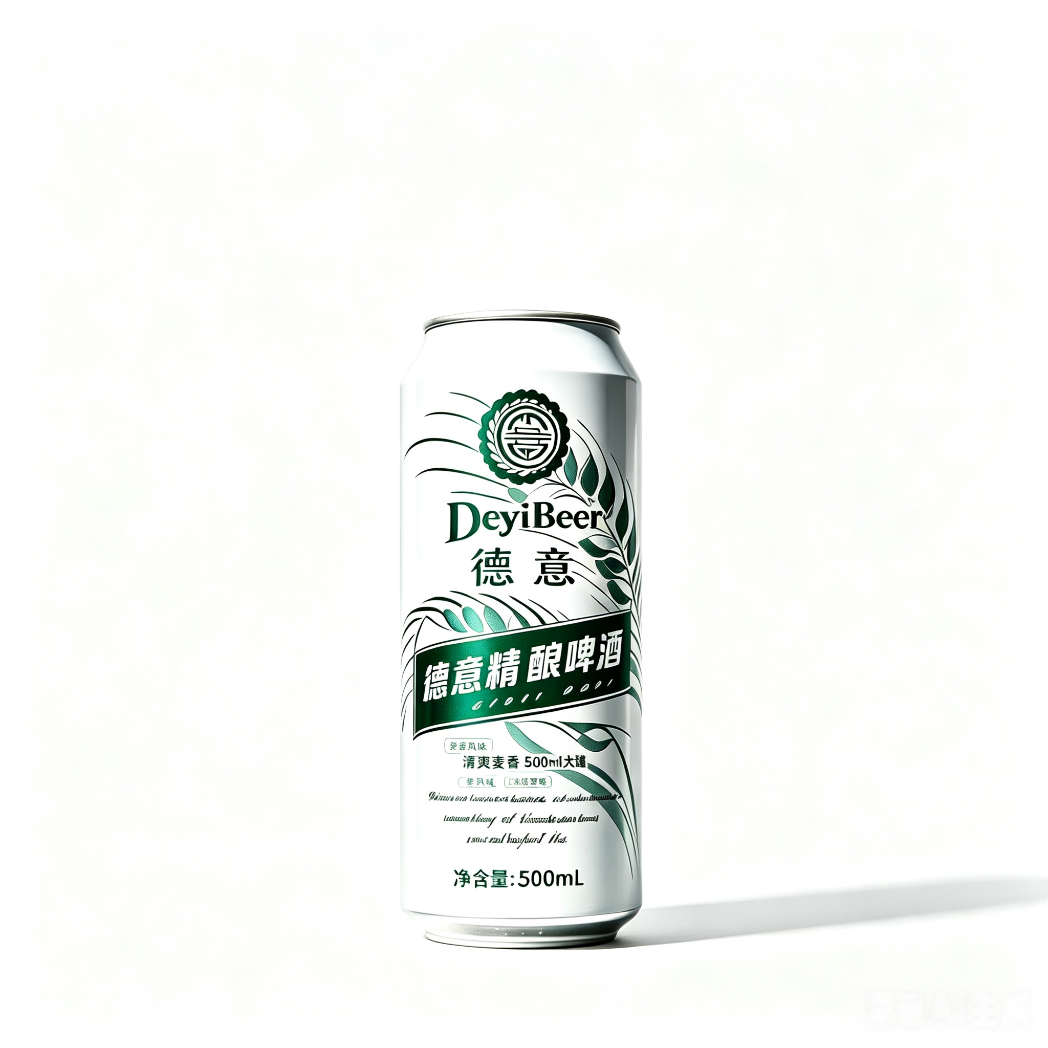 德意精酿全麦白啤夏日聚会微醺500ml整箱12罐畅饮自饮送礼 德意精酿全麦白啤 500mL 12罐 整箱装