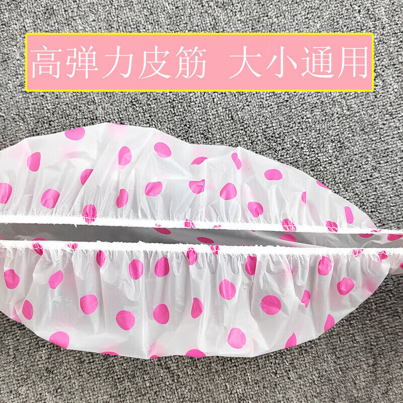 【工厂直供】加厚浴帽新款女防水洗澡头套家用成人沐浴帽发套卡通 防水浴帽颜色随机(3个)