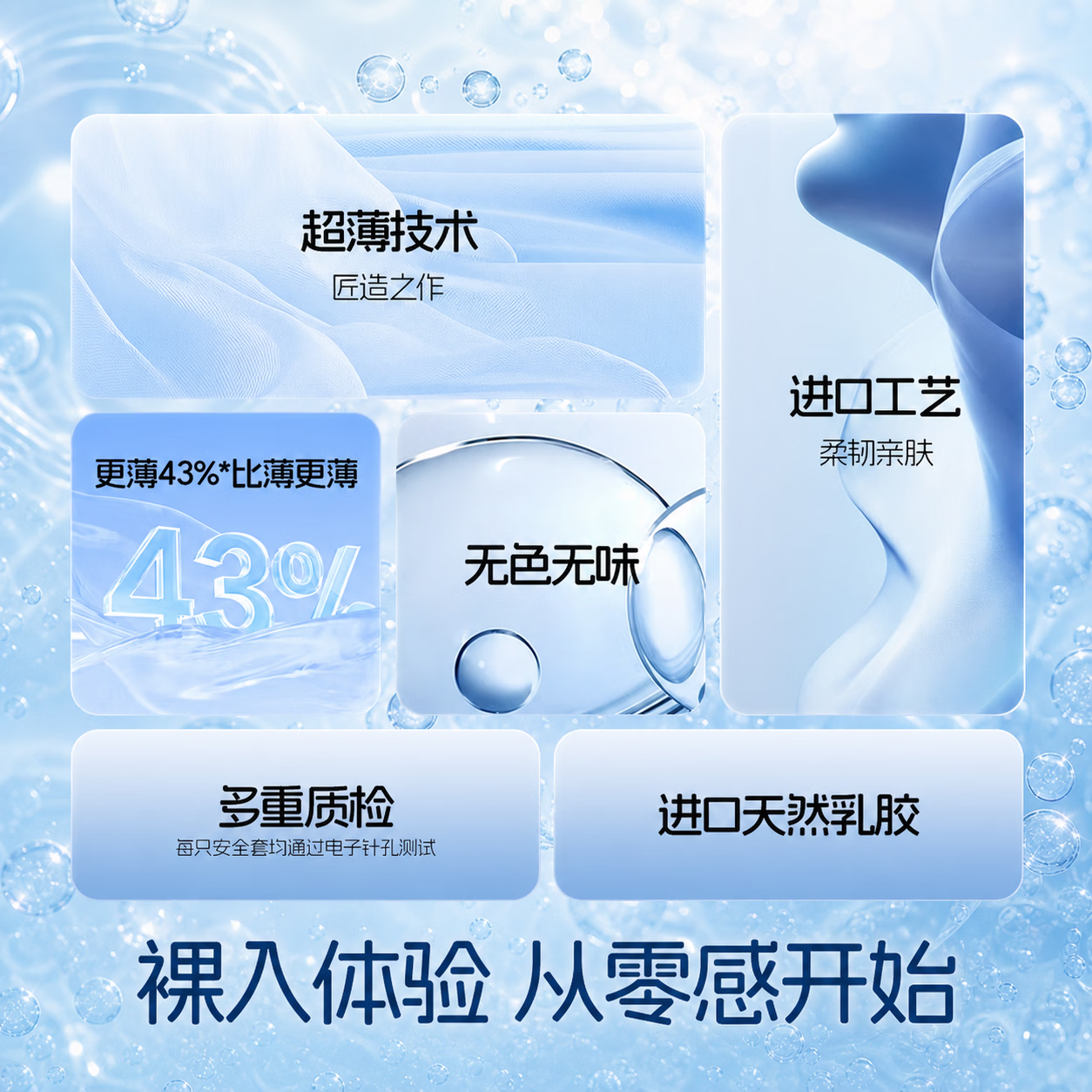 杰士邦避孕套003超薄玻尿酸0.01超薄安全套隐形润滑裸入感女性专用套byt 销量王【纯纯裸入感】24只:纯零感超薄24只