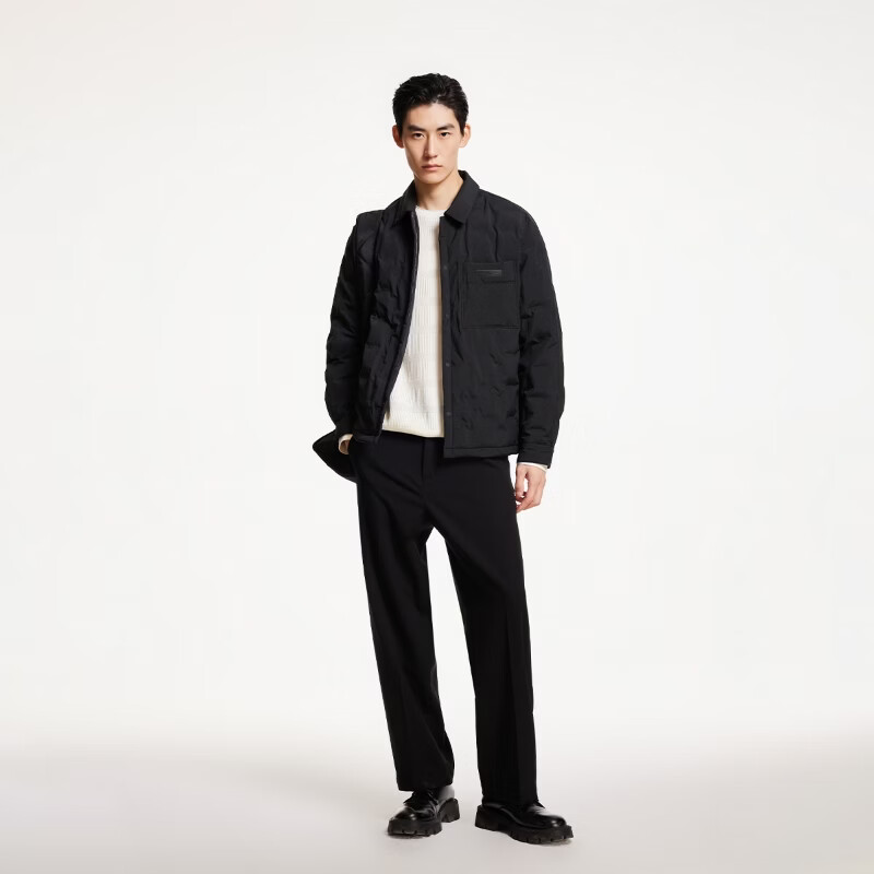 杰克·琼斯(JACK&JONES)男装冬季休闲羽绒服合集 225423002 黑色 XL (185)