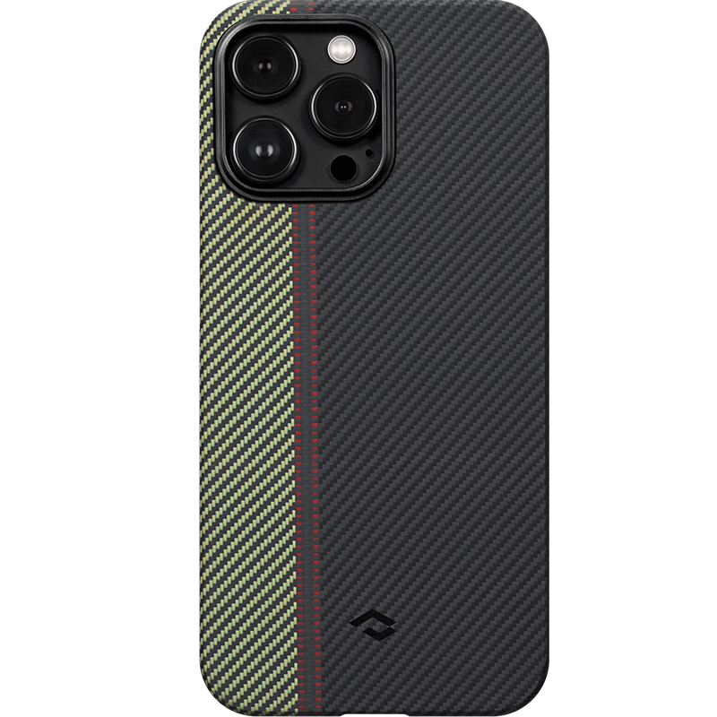PITAKA MagEZ Case 3可适用苹果iPhone 14 Pro Max浮织凯夫拉手机壳MagSafe磁吸碳纤维轻薄保护套 600D序曲