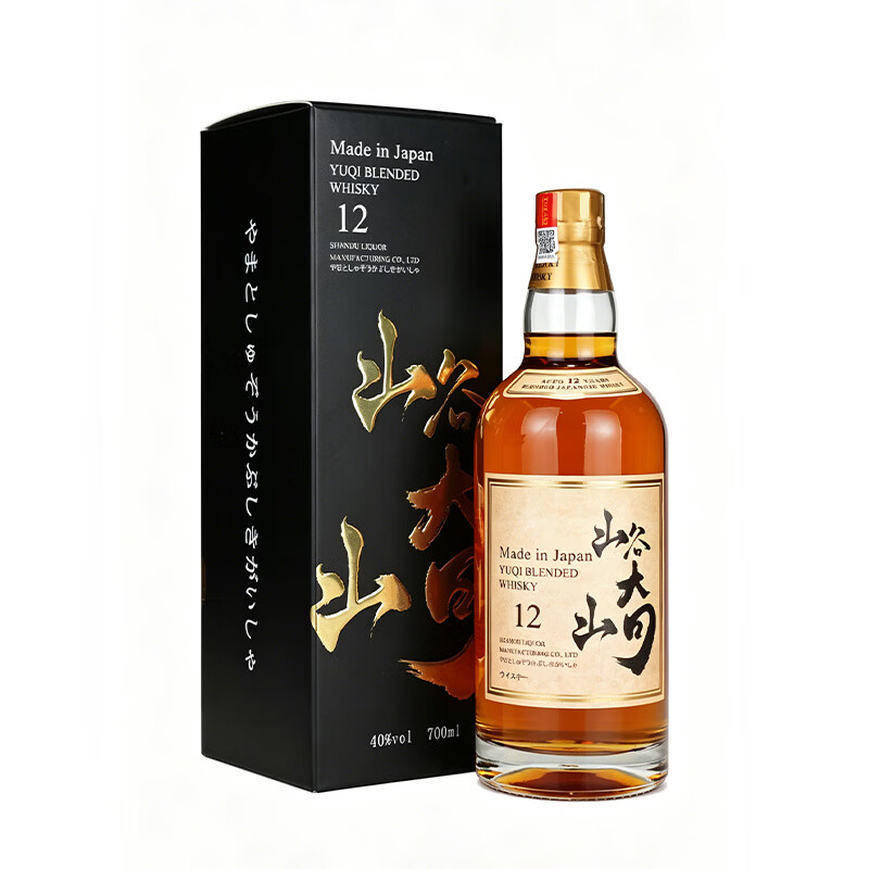 峪崎12日本威士忌 40%vol 700ml 送礼 自饮 整箱4瓶 700ml 40%vol