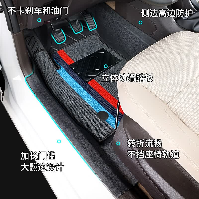 新款五菱宏光S脚垫专用七7座五5座老宏光S1/S3主驾驶tpe汽车脚垫 主驾驶+副驾驶TPE脚垫【包门槛】 五菱宏光S3【第三排座不可以抬】