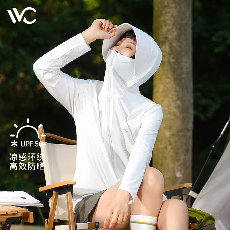 VVC防晒衣服女士夏季冰丝防紫外线短外套披肩外套 简约白怎么看?