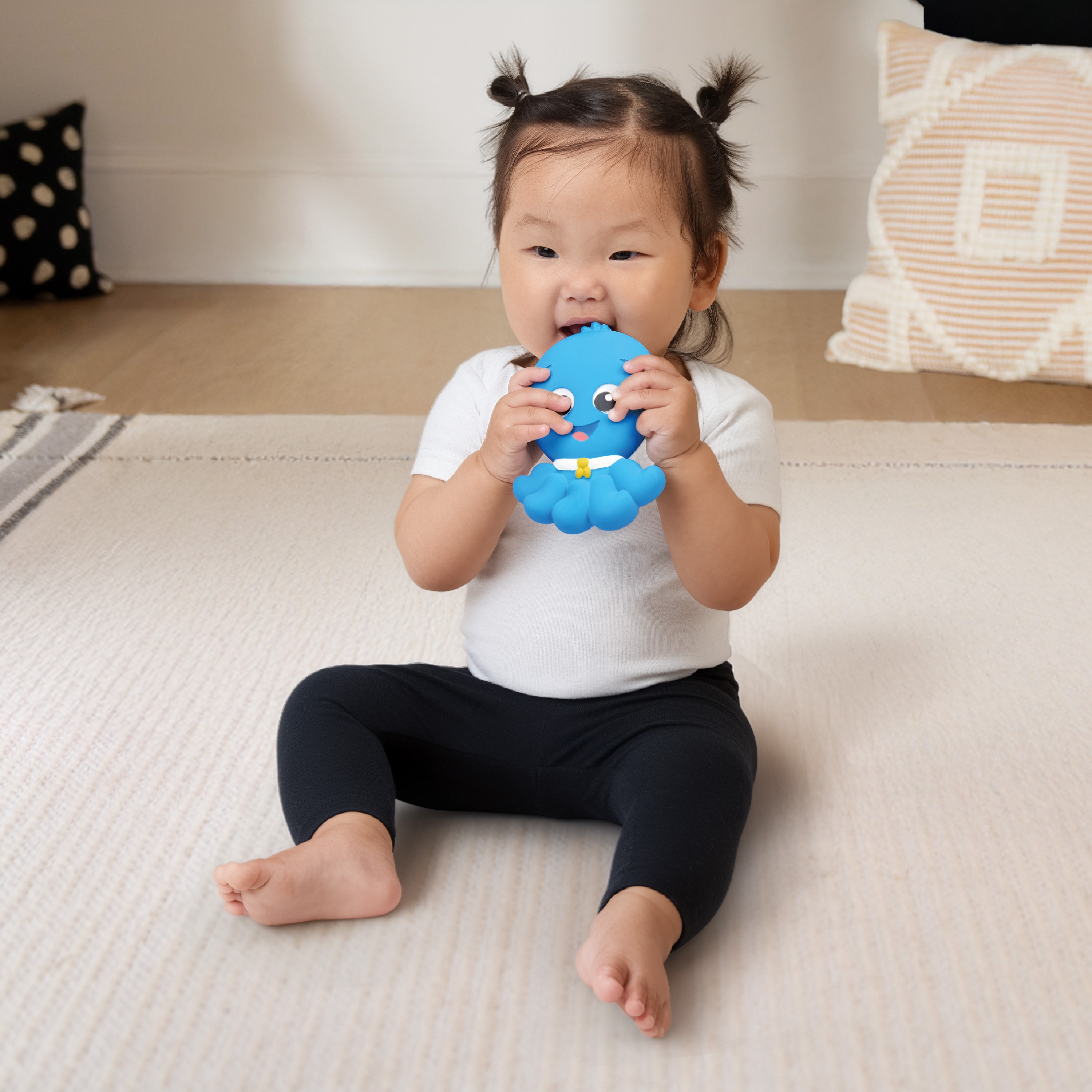 BABY EINSTEIN美国小小爱因斯坦 章鱼牙胶 新生儿多感官安抚牙胶 章鱼款