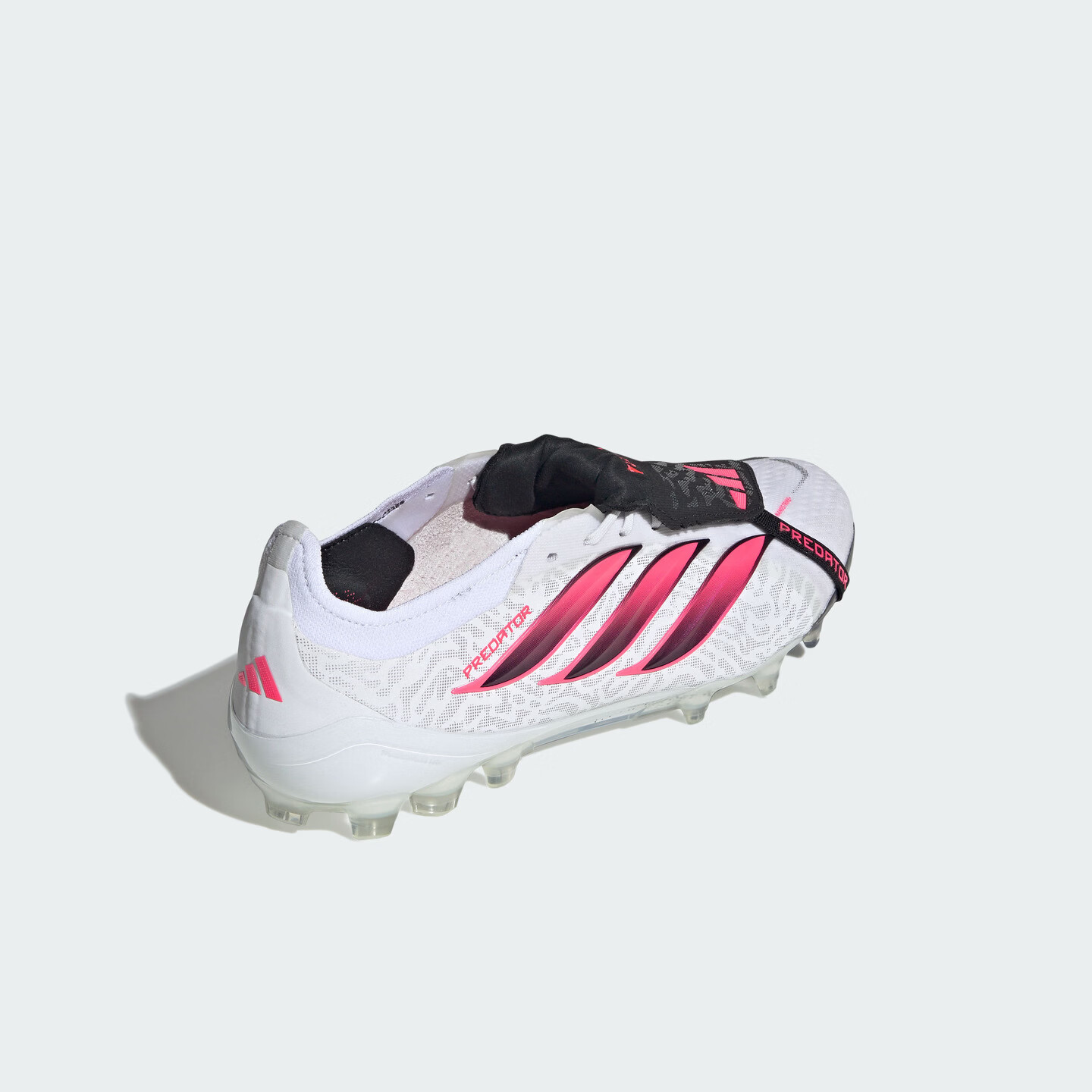 adidas贝林厄姆同款PREDATOR ELITE FT 2G/3G AG足球鞋阿迪达斯 白色/漩涡荧光红/黑色 42