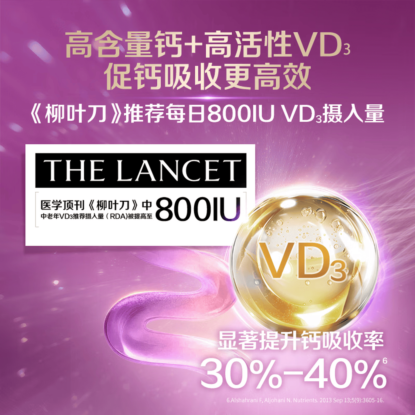 钙尔奇(Caltrate)成人通用增骨粉钙 金钙尔奇 高钙+VD3 800IU促吸收骨骼强健钙片 【全家共享】成人粉钙 200粒*2瓶