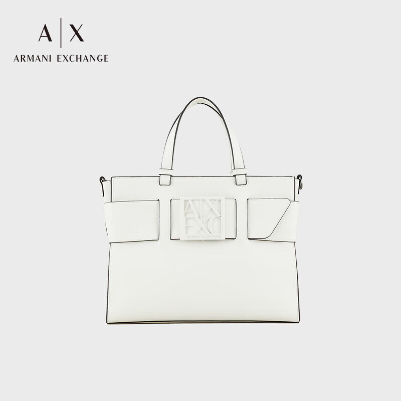 阿玛尼armani exchange【礼物】ax女士logo标识手提托特包