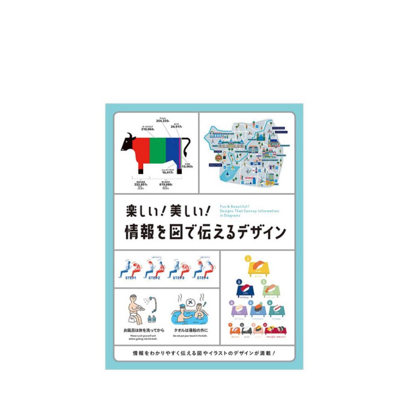【现货】图片传达信息设计 楽しい! 美しい! 情报を図で伝えるデザイン 进口日文原版 平面设计 视觉设计书籍