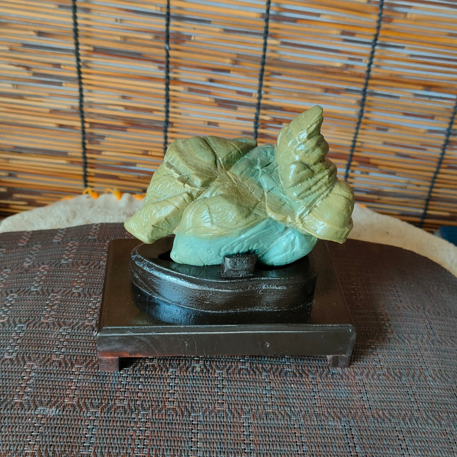 松花石长白山松花石 天然奇石观赏石摆件家居客厅书房 鸟类象形石