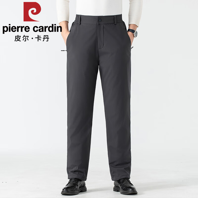 ���ڲ�����Ƥ��������pierre cardin���޿��ﶬ����ʿ�������з�����ֱͲ�����Ӻ�ů���� ��ɫ 5XL 