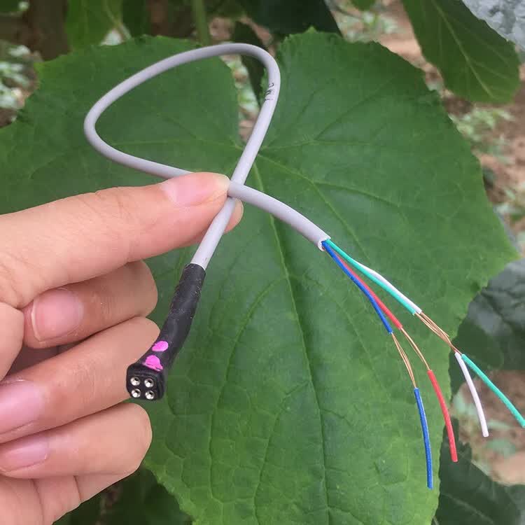 太阳能测试线信号线传感器接头公母插头tmc西子4孔4针 母插头