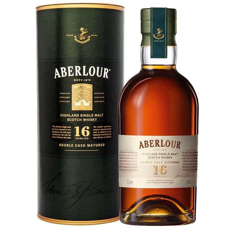 亚伯乐 (Aberlour) 亚伯乐 高地 单一麦芽 苏格兰 威士忌 16年 双桶 陈酿 700mlhamdegr